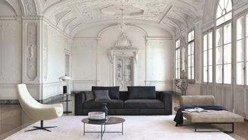 VON - Corner fabric sofa with removable cover by Désirée divani - view 3